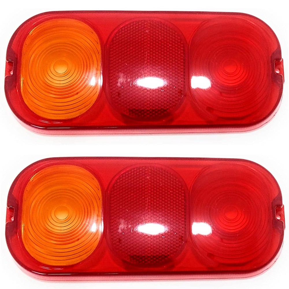 700/50024 Two New Aftermarket Rear Light Lenses Fits JCB Loader Backhoes 1CX 4CX