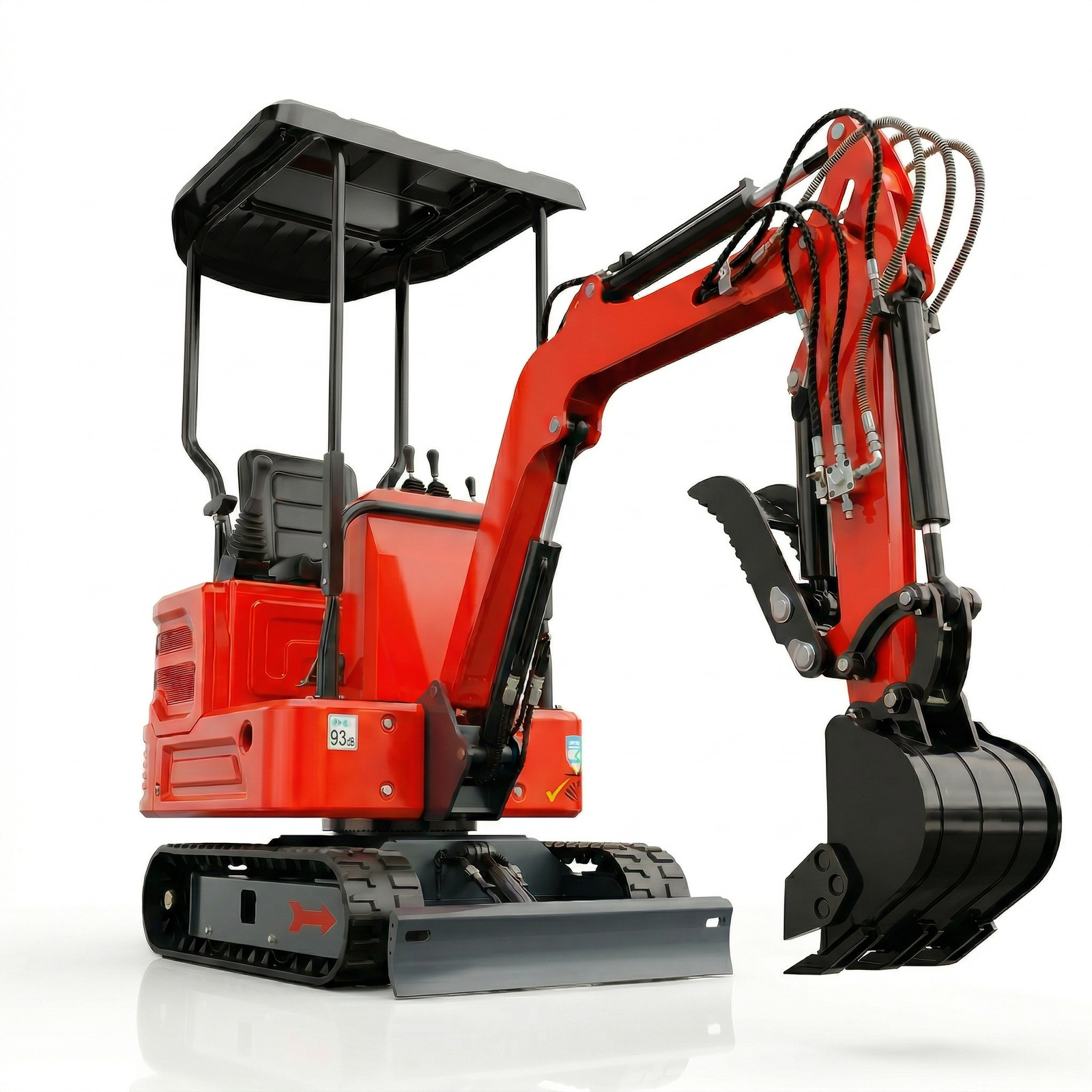 FREE SHIP 1.4Ton Diesel Mini Excavator Kubota Engine EPA Crawler Pilot Digge NEW