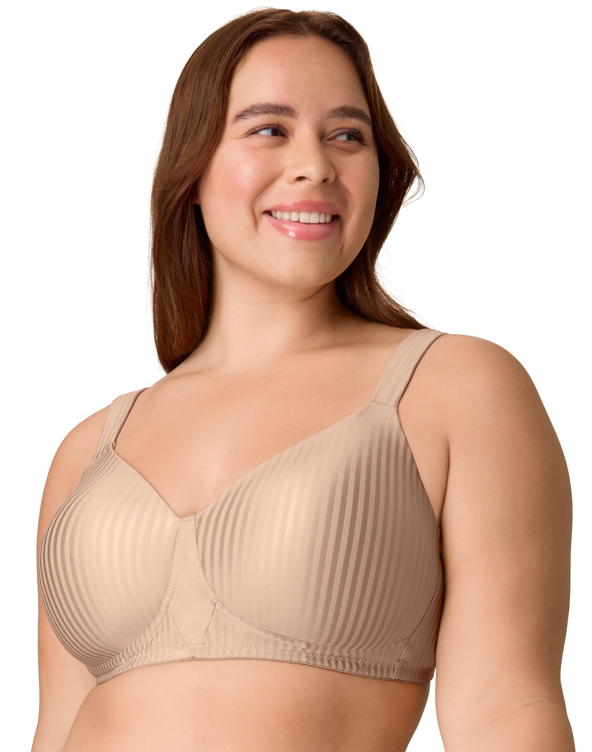 Playtex Secrets Perfectly Smooth Wireless Bra Toffee 36D Women’s