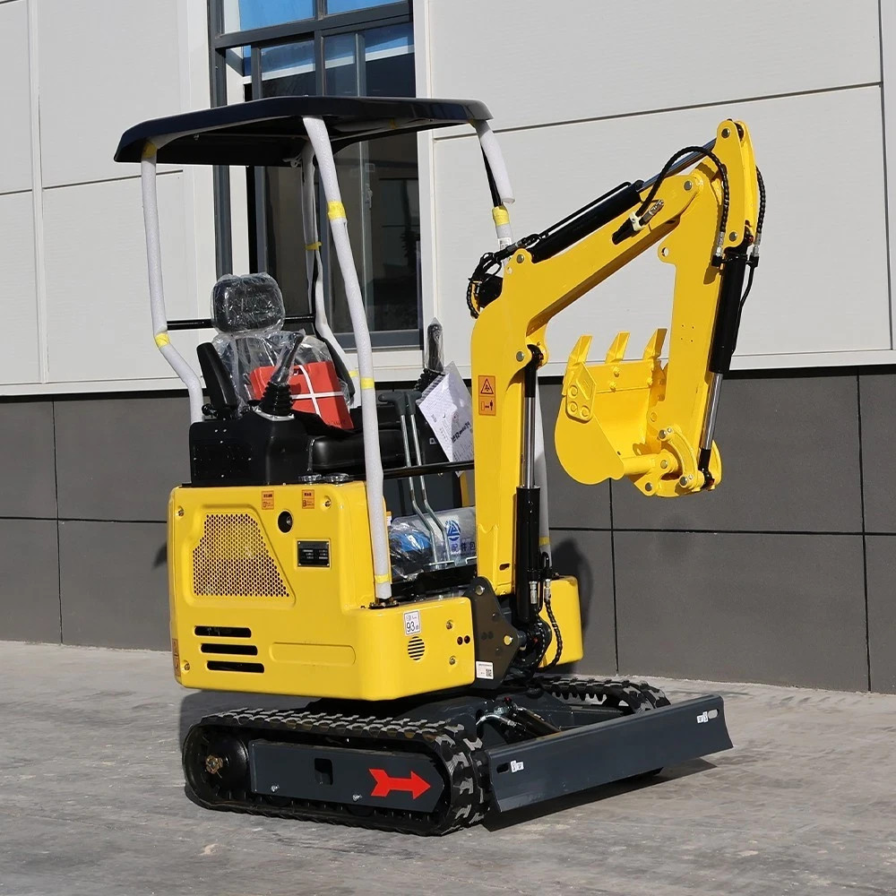 1.8T Mini Excavator Kubota D722 Diesel Engine, Side Swing & Extendable Tracks