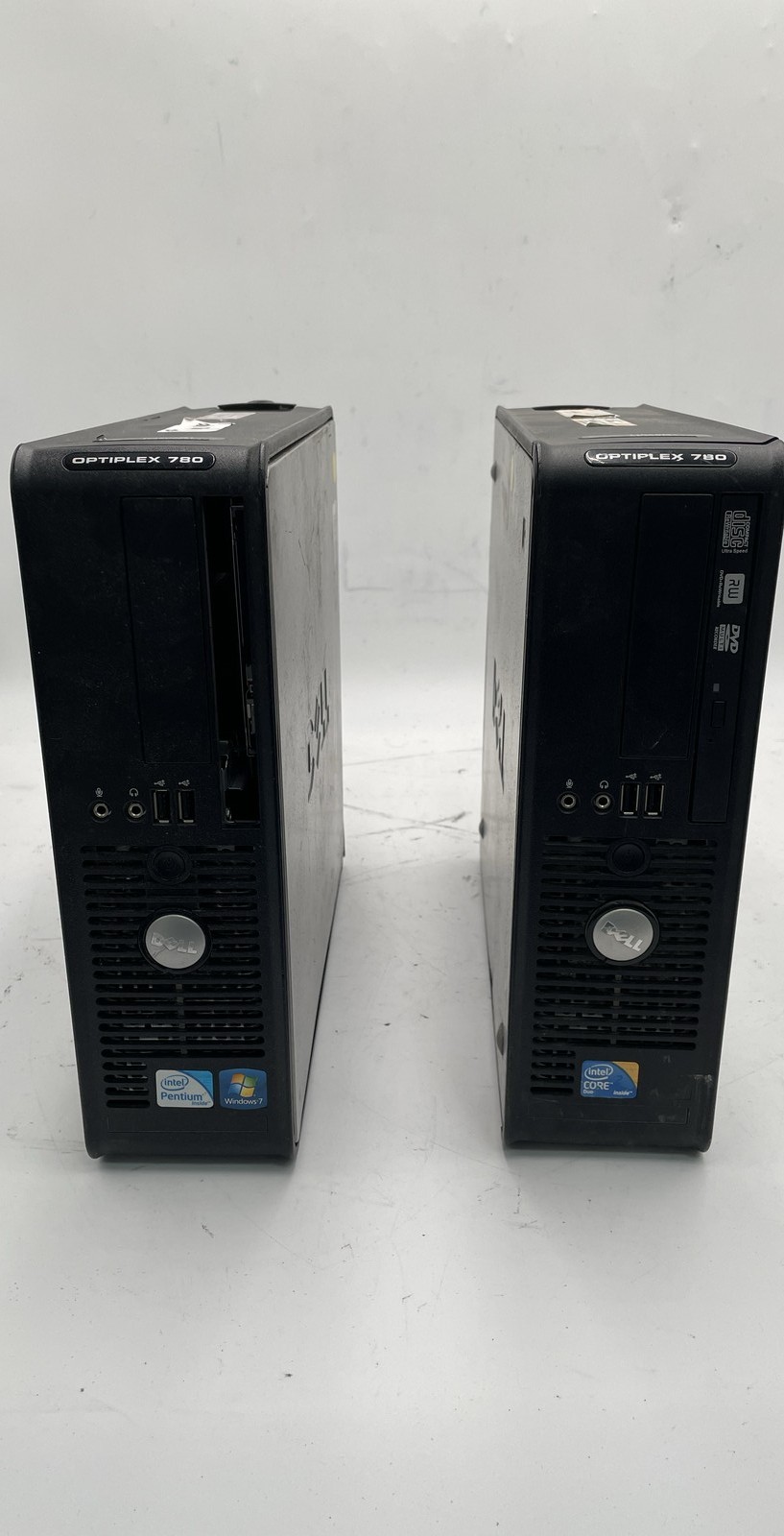 Dell OptiPlex 780 Small Form Factor Desktop PCs As Is Lot Of 2