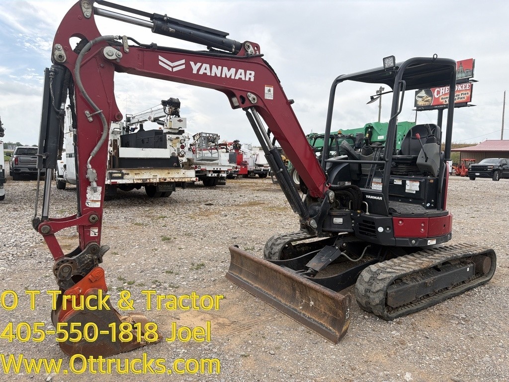 2022 Yanmar VIO35 Mini Excavator Track Hoe 24 Hp 8400Lbs Used
