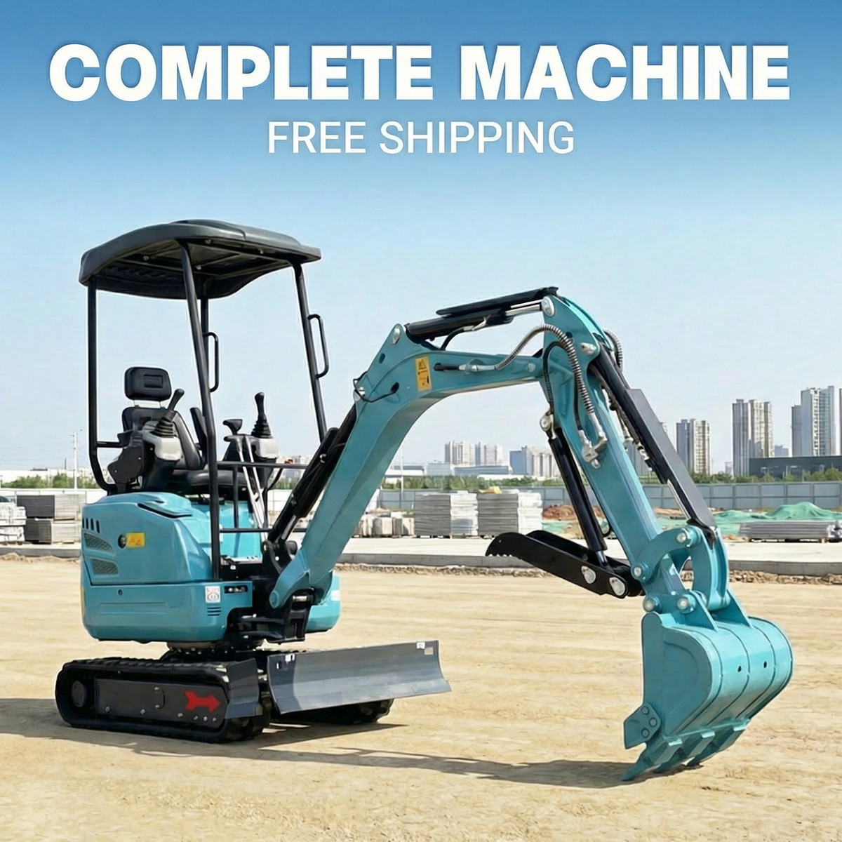 2.5 Ton Hydraulic Mini Excavator 16 HP Kubota Diesel Engine USA Stock Free ship