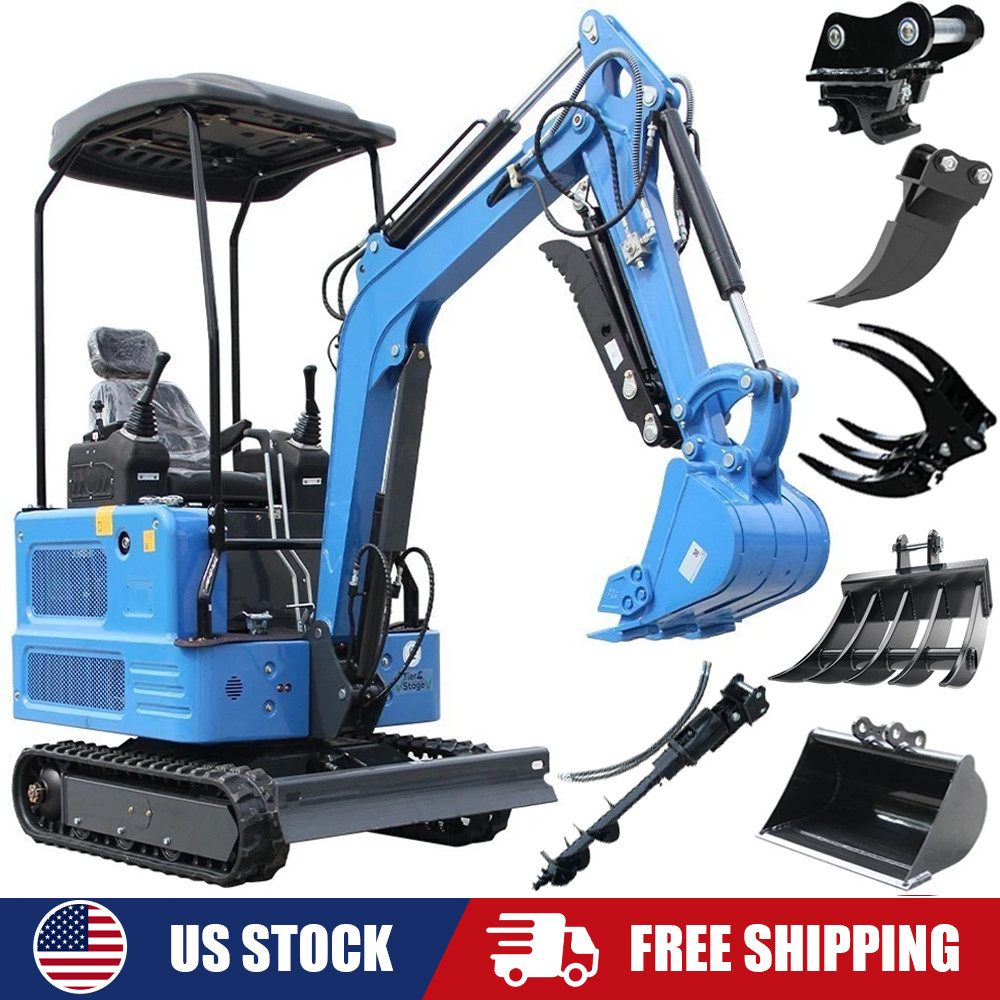 1.8 Ton Mini Excavator KUBOTA Diesel Digger + Multiple Attachments Available