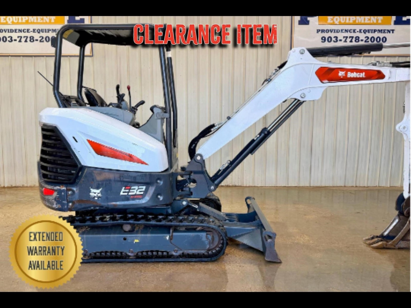 2024 BOBCAT E32 OROPS STRAIGHT BLADE MINI COMPACT EXCAVATOR