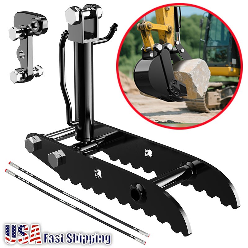 Hydraulic Thumb Clip Attachment Kit For Mini Excavator and Compact Digger Clamp