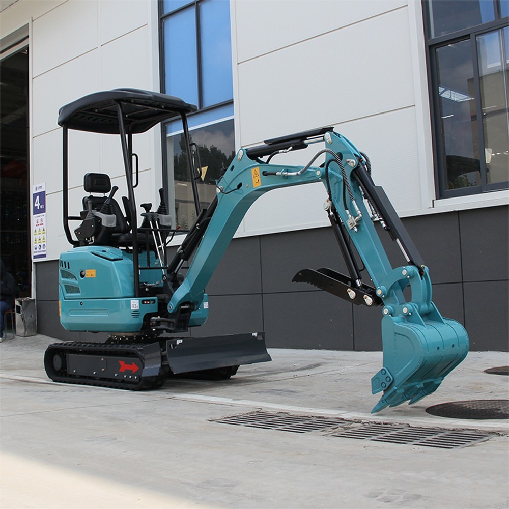Mini Excavator Kubota Engine Telescopic side swing Tracked 2.5T Digger Free ship
