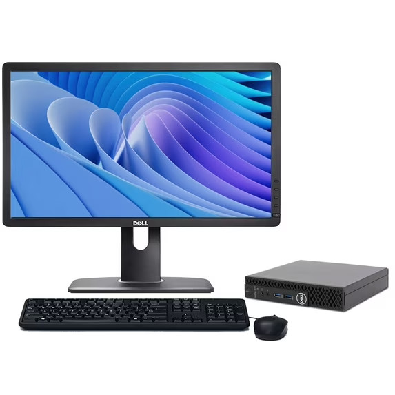 Dell Desktop PC i5 8th Hexa-Core up to 32GB RAM 1TB SSD 24″ Monitors Windows 11