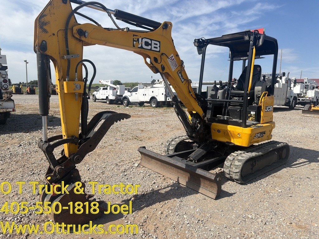2021 JCB 35Z-1 Mini Ex Excavator Track Hoe Hyd Thumb 518 Hrs Used