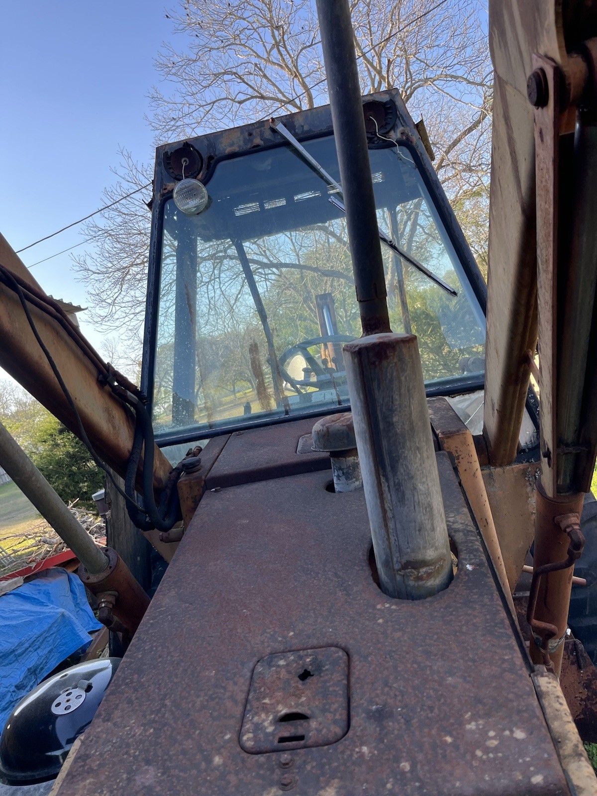 Case 580D Backhoe Loader Heavy Equipment Construction Machinery Loader Tractor