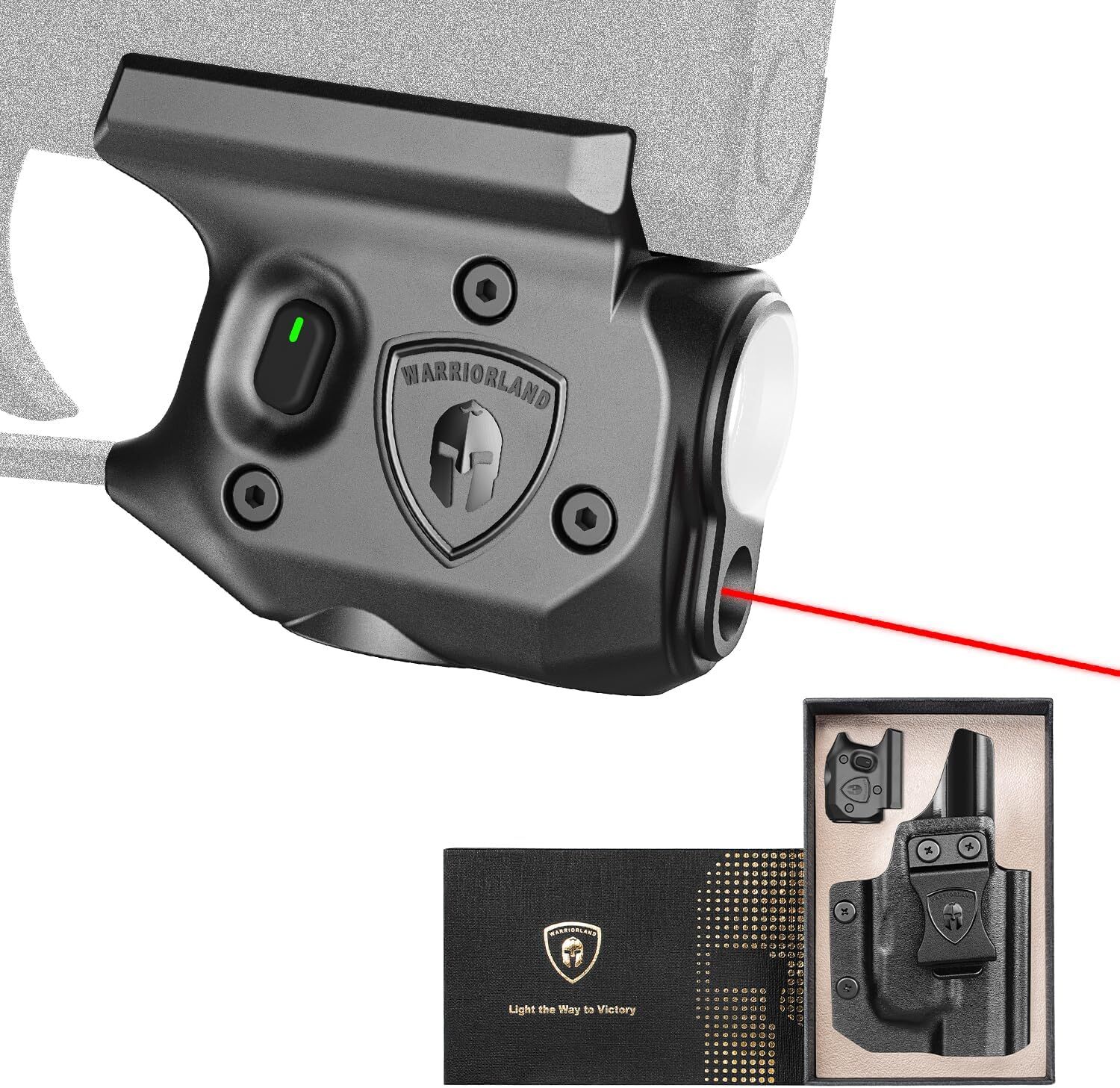 150-Lumen Pistol Light Red Laser & Holster Fit Sig Sauer P365/P365X/P365XL