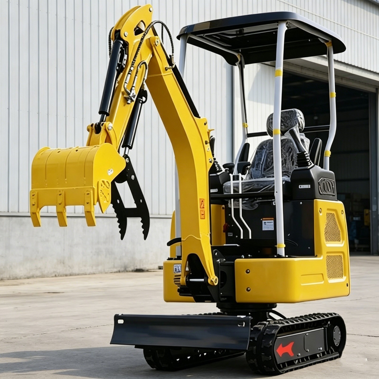 1.8 Ton Mini Excavator KUBOTA Diesel Engine Expand Track Side swing Pilot