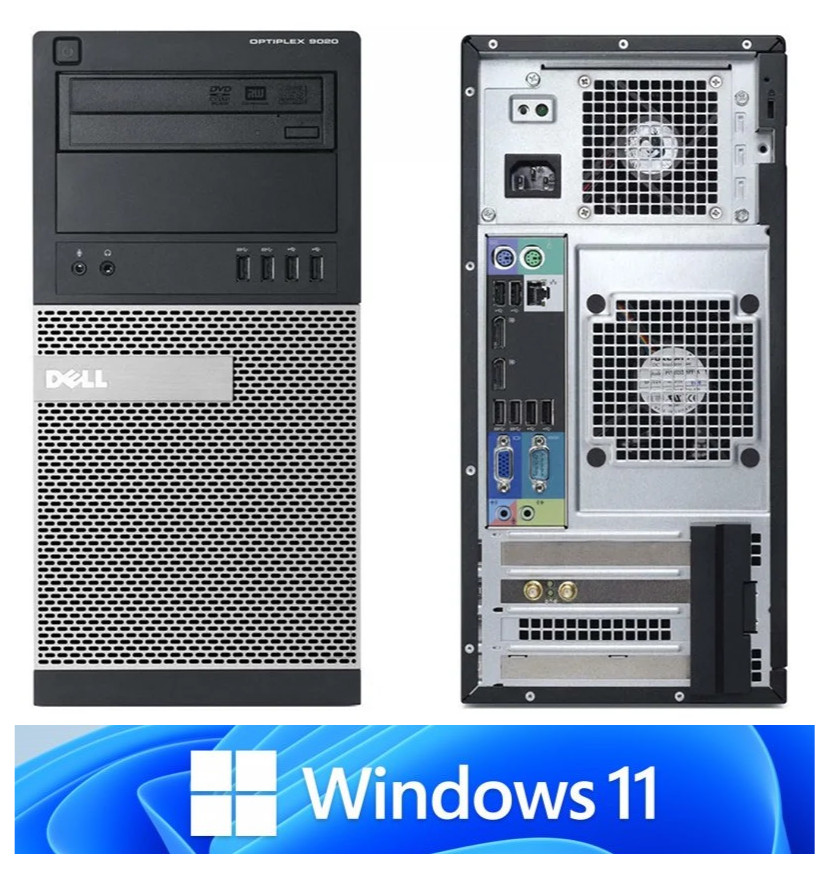 Dell Optiplex 7010 Business Desktop PC Computer Intel Core i5 DVD Windows 11 Pro