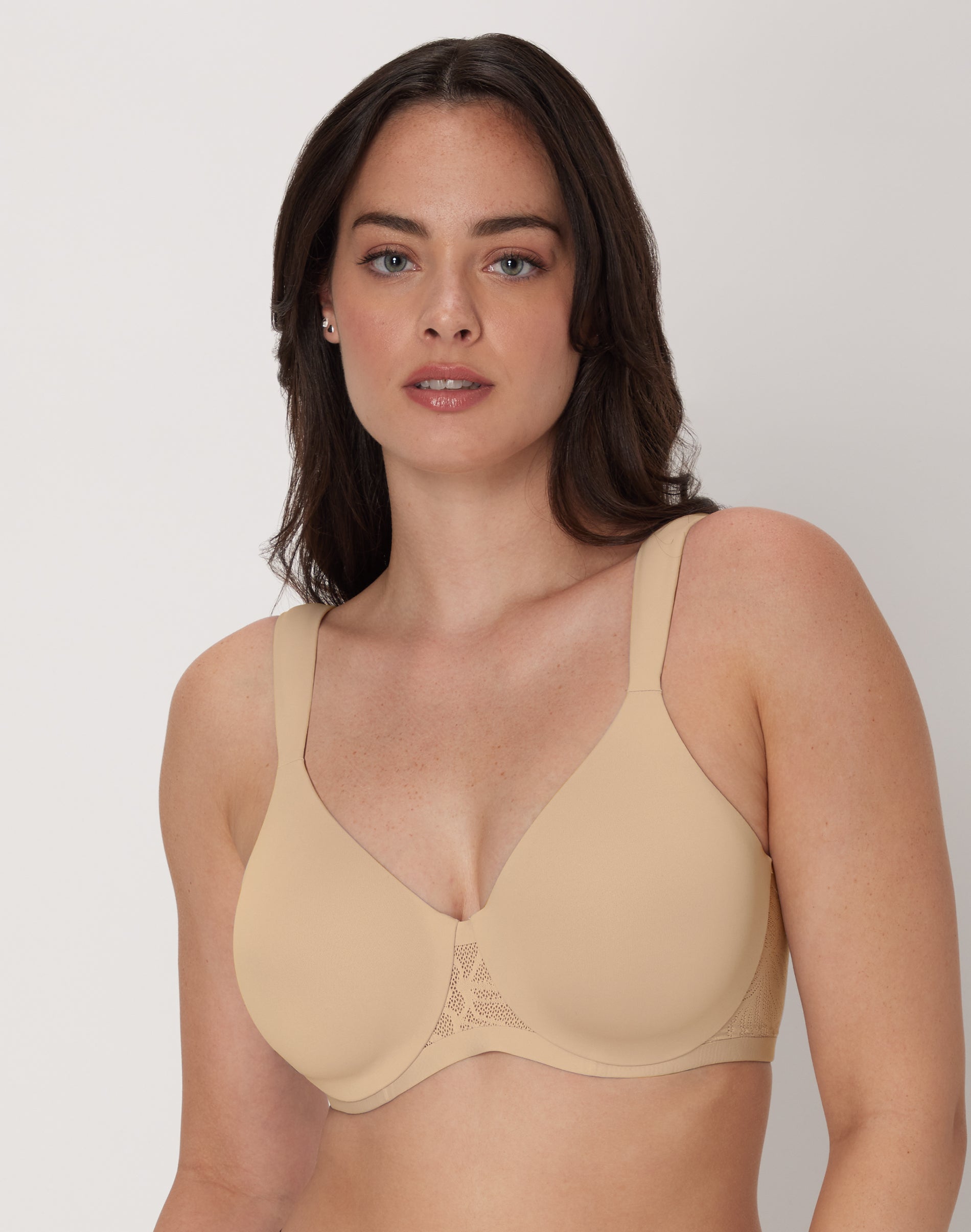 Bali’s Coolest Smoothing Underwire T-Shirt Bra Almond 36DD Women’s