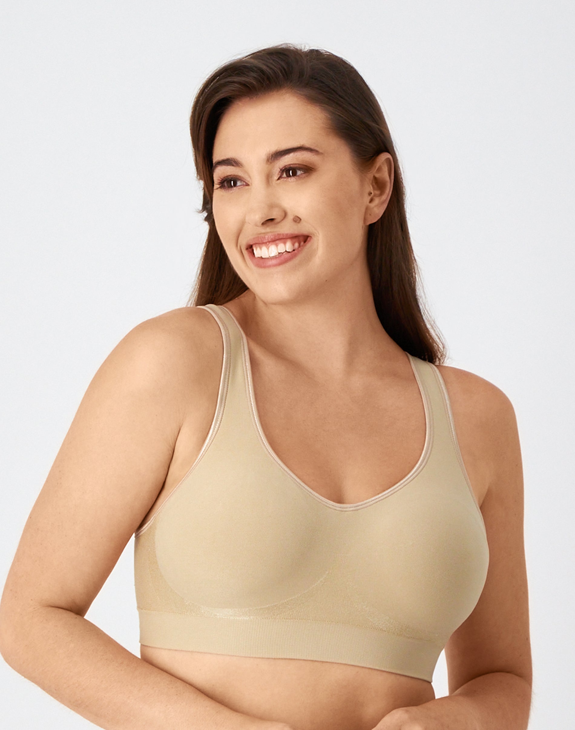 Bali Comfort Revolution ComfortFlex Fit Shaping Wireless Bra Nude 3XL Women’s