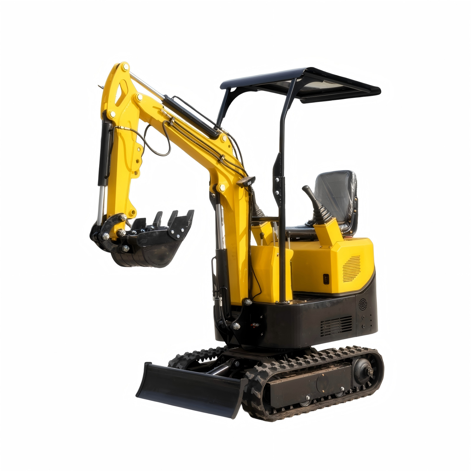 BIDMms Mini Excavator 1Ton Weight 13.5hp Gas Tracked Crawler with EPA B&S Engine