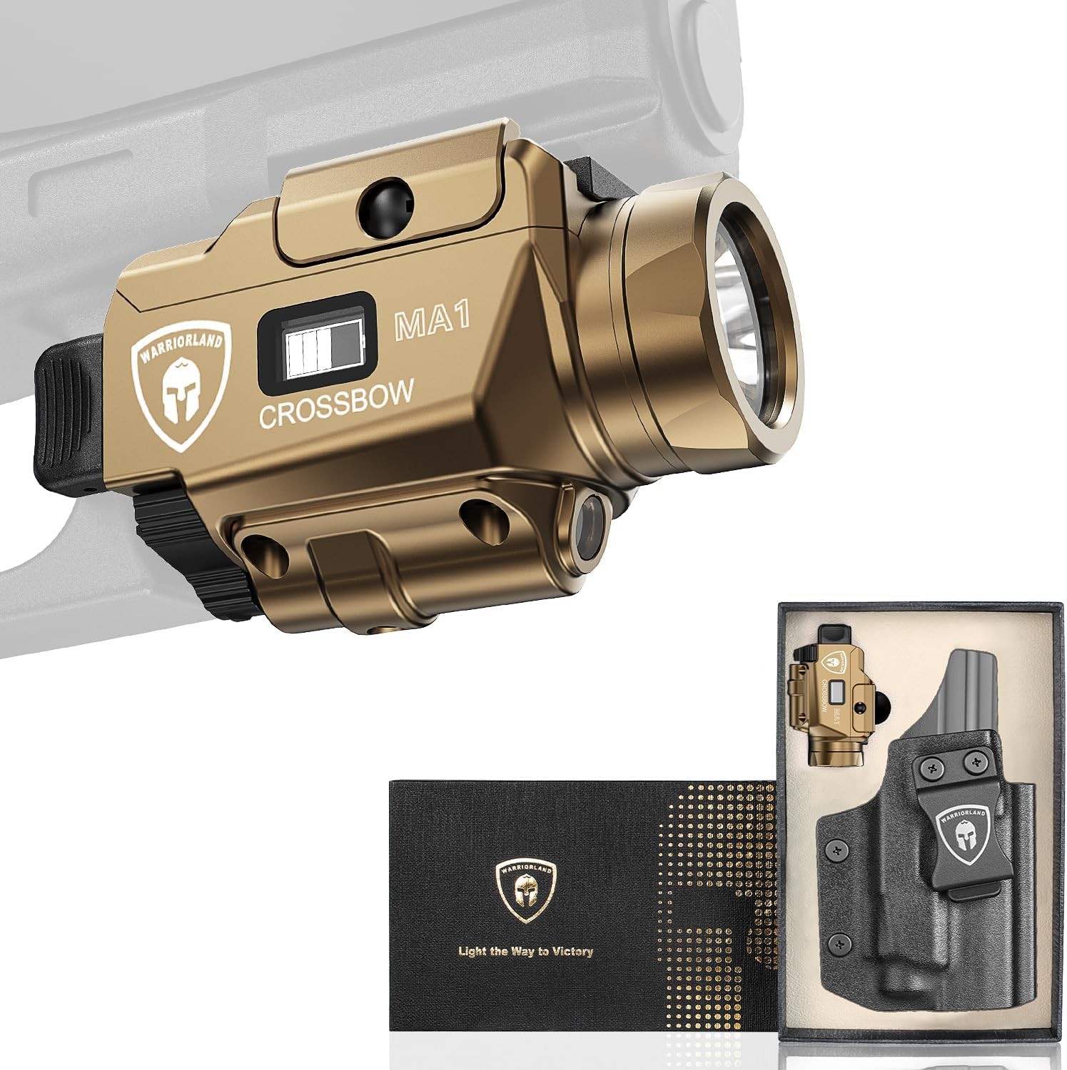 Laser Light Combo Holster Fit Hellcat Pro,800-lumen Gun Flashlight & Green Laser