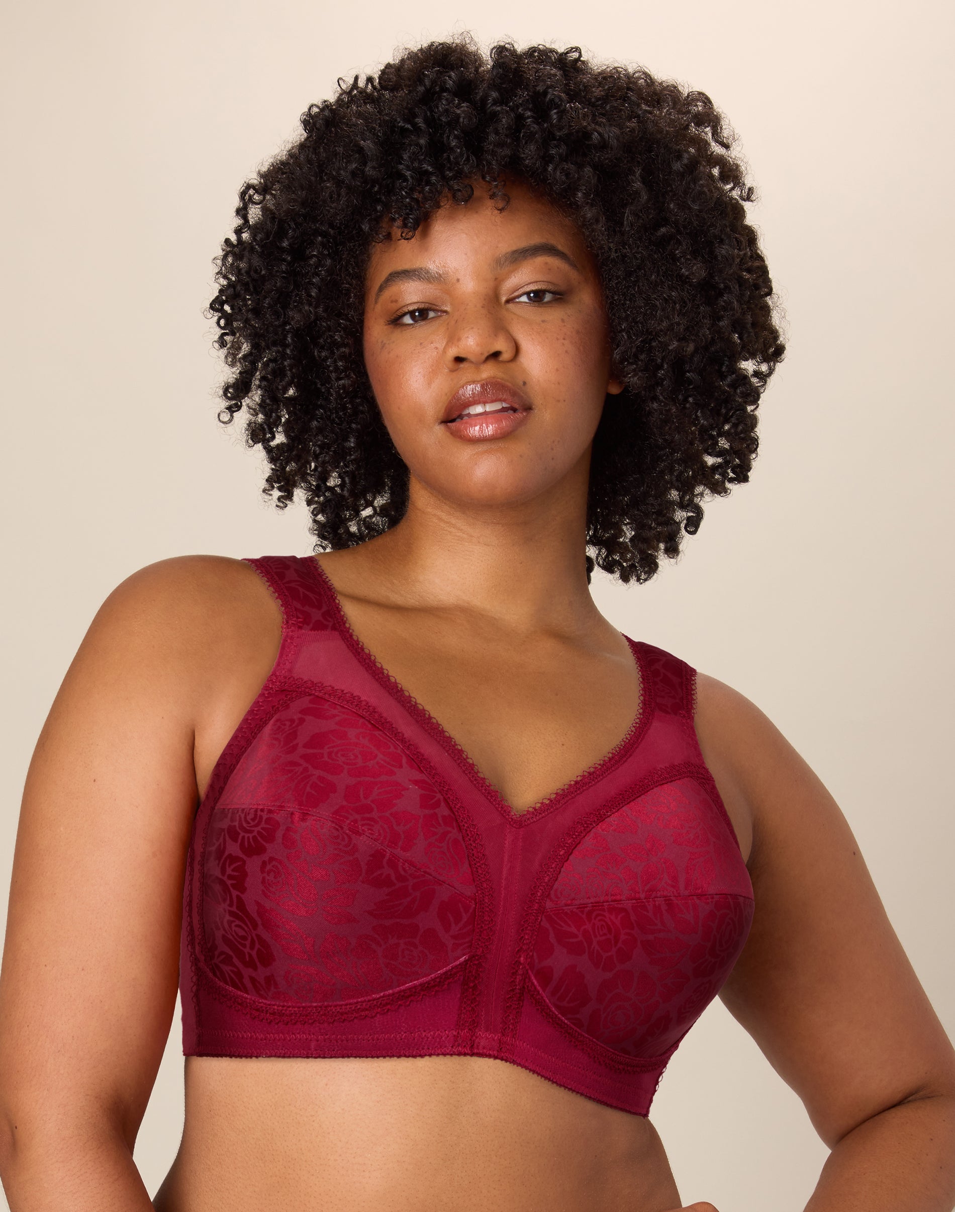 Playtex 18 Hour Ultimate Shoulder Comfort Wireless Bra Smart Red 40C Women’s