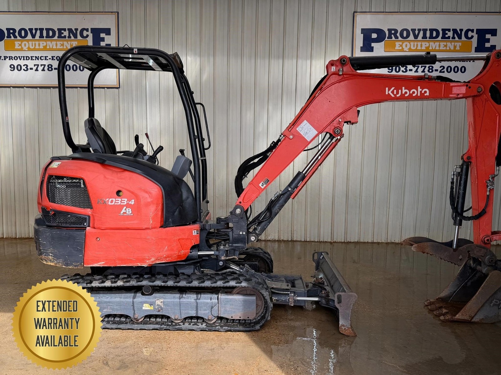 2021 KUBOTA KX033-4 OROPS MINI COMPACT TRACK EXCAVATOR