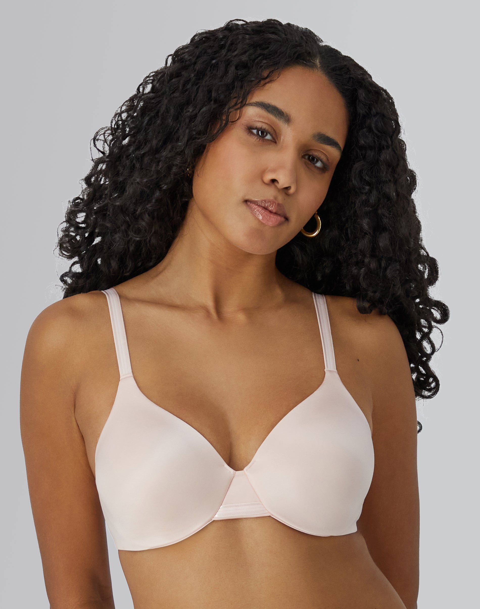 Bali One Smooth U Smoothing & Concealing Underwire Bra Blushing Pink 38DD Women’s