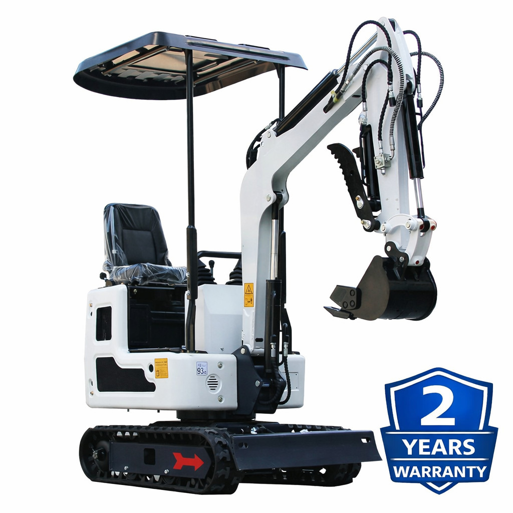 NEW 1 Ton Mini Excavator B&S Engine 13.5 HP US Warehouse DigSwift Free Shipping
