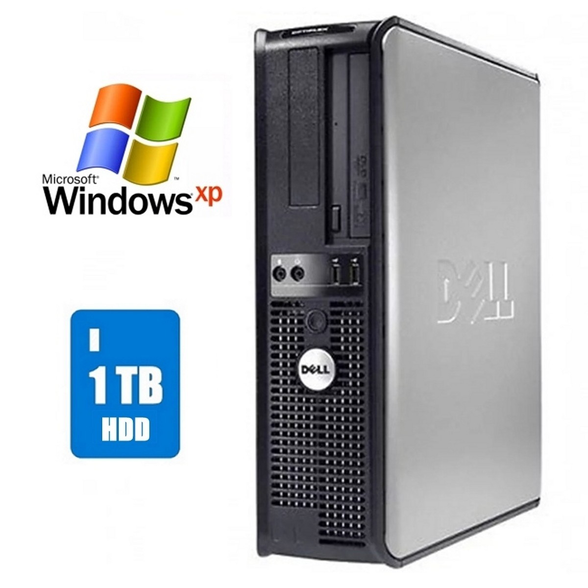 Dell Optiplex 780 DT Desktop Computer 1TB HDD 4GB RAM Windows XP Pro SP3 32Bit