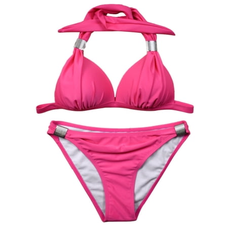 Sokhug Womens Two Piece Swimsuit Backless Bikini Set Stylish Slim Fit Bathing Suit Outfit For Women