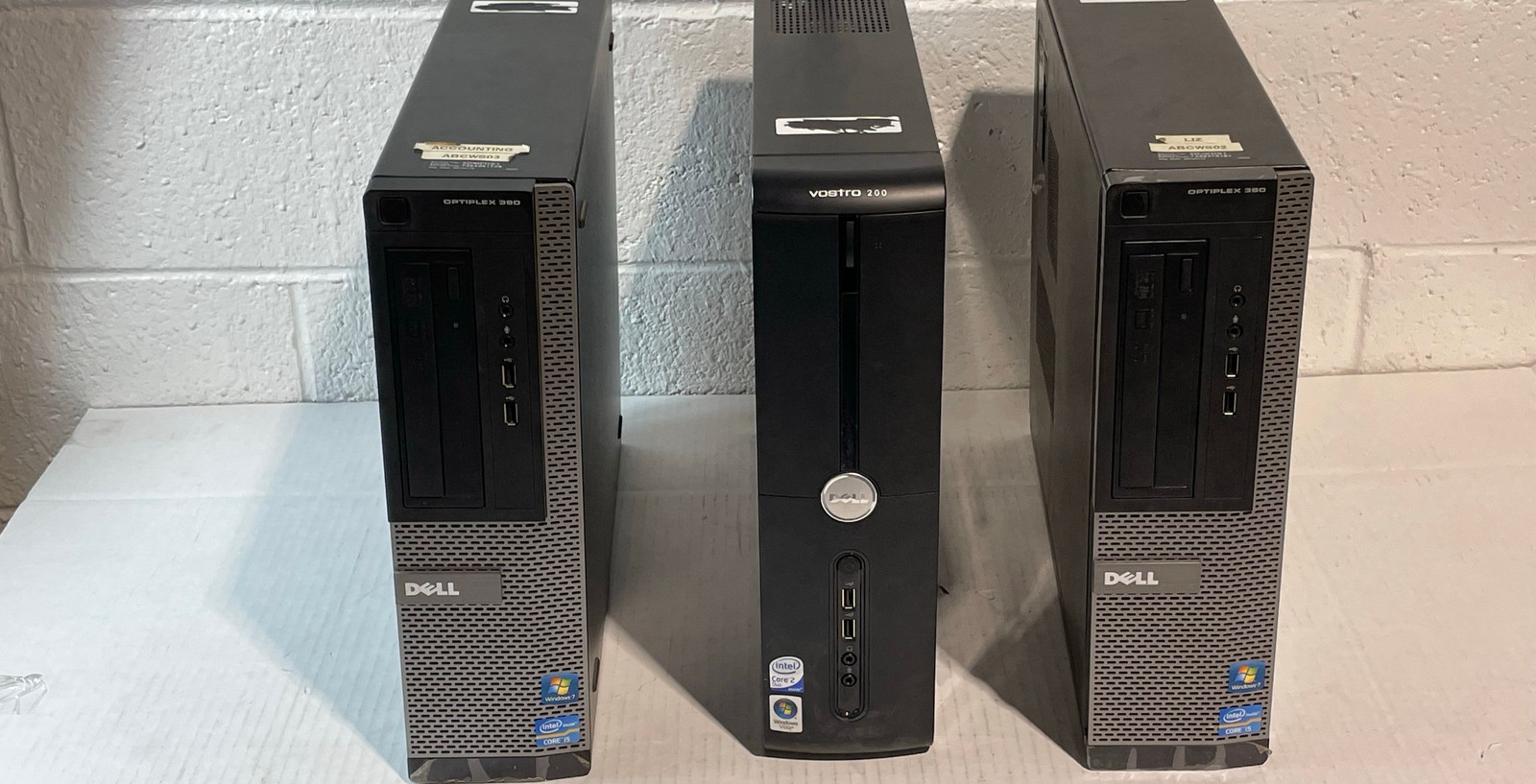 Dell OptiPlex 390 D07D001 Intel Core i5  SFF Desktop Lot of 3