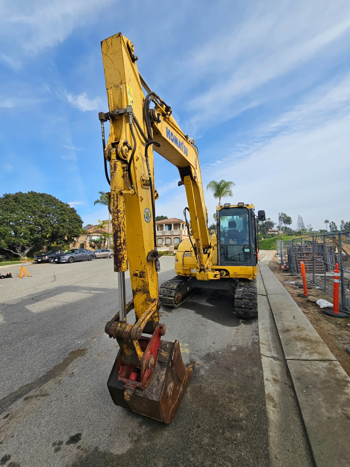 komatsu excavator pc88mr-10 19000pounds