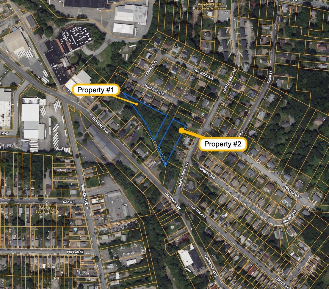 Hudson Valley Build Sites – 2 Adjacent Lots with Water & Sewer. Newburgh NY