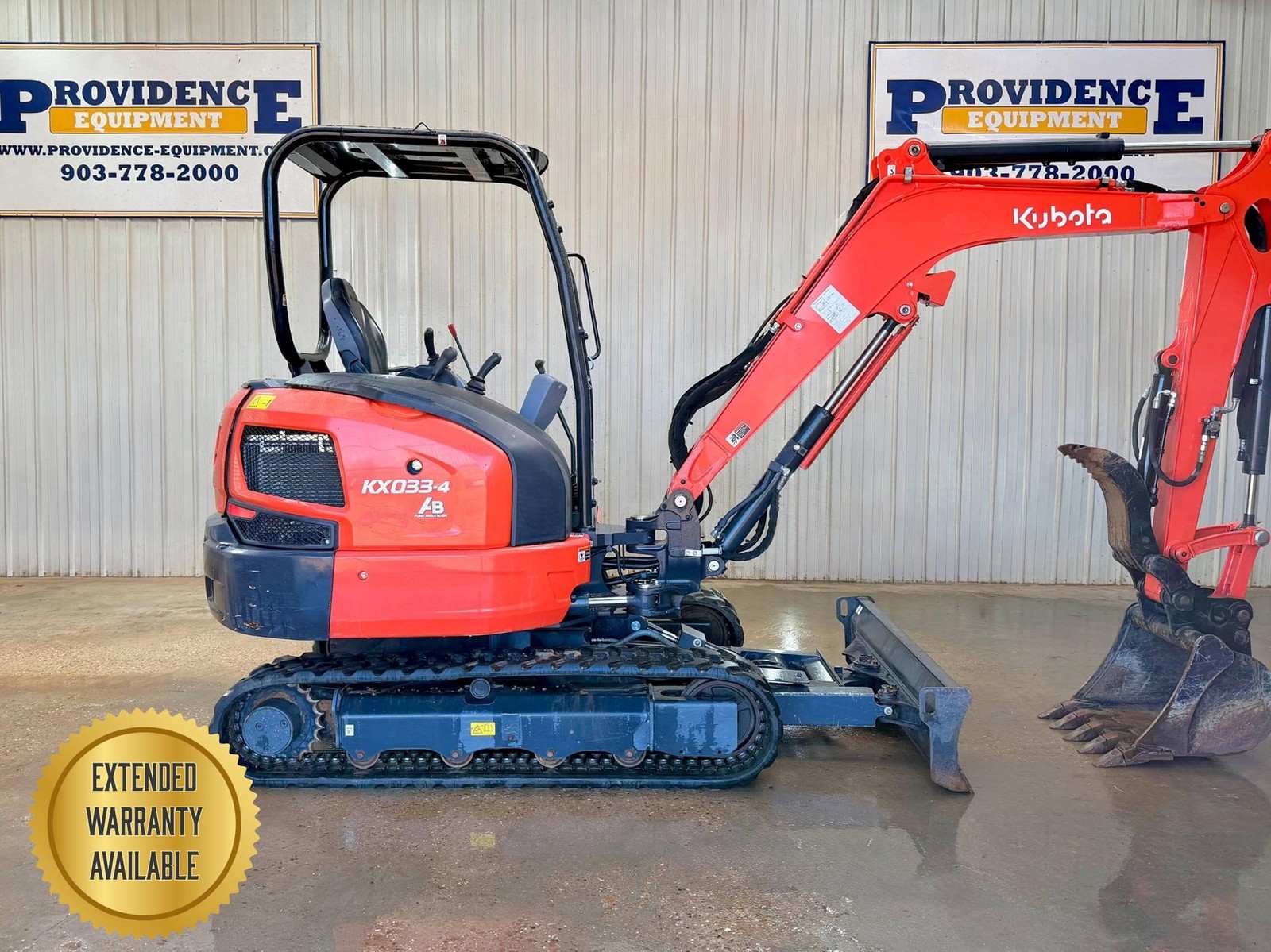 2022 KUBOTA KX033-4 OROPS MINI COMPACT TRACK EXCAVATOR