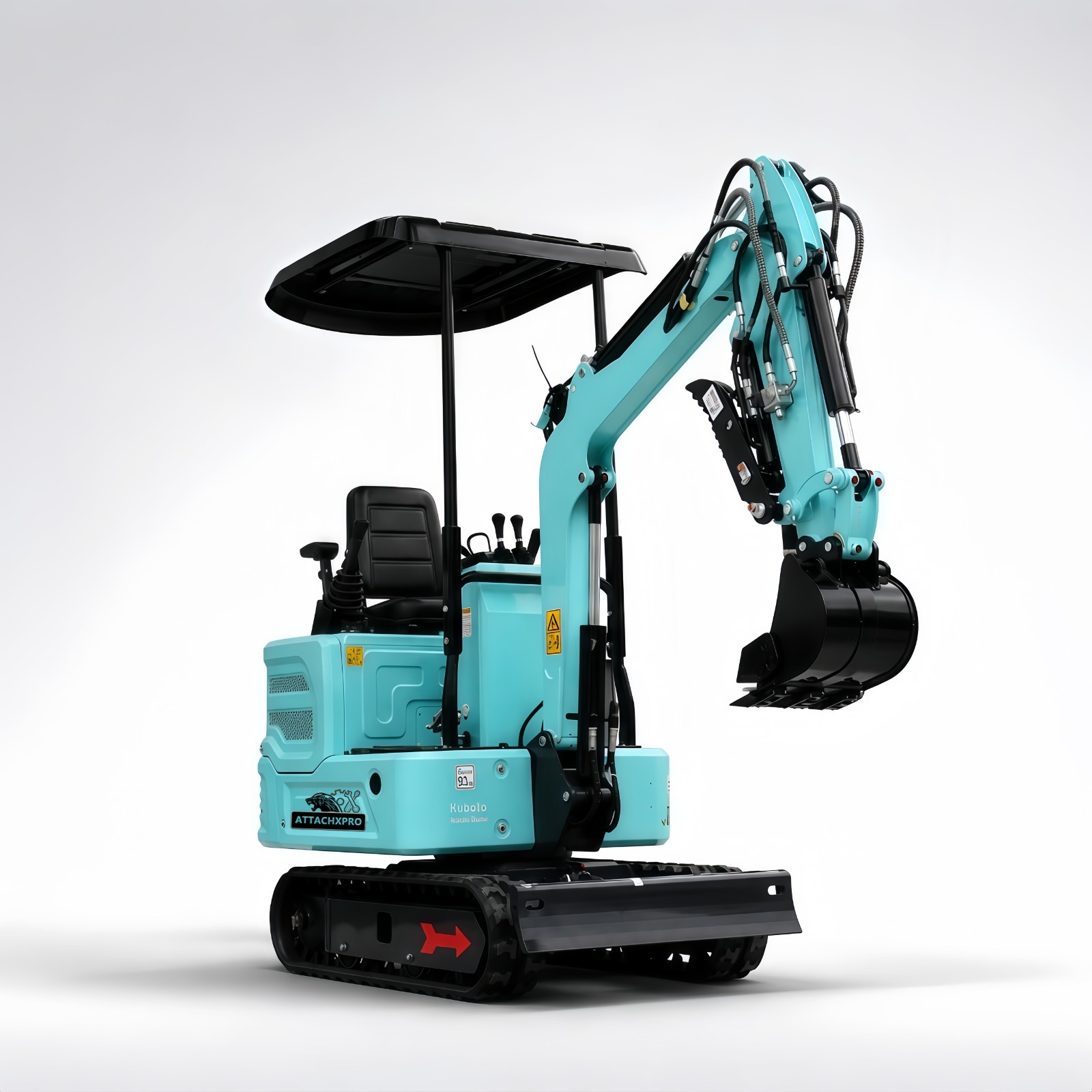 1.4Ton Mini Excavator KUBOTA Crawler Pilot Digger Hydraulic Pilot EPA Free Ship