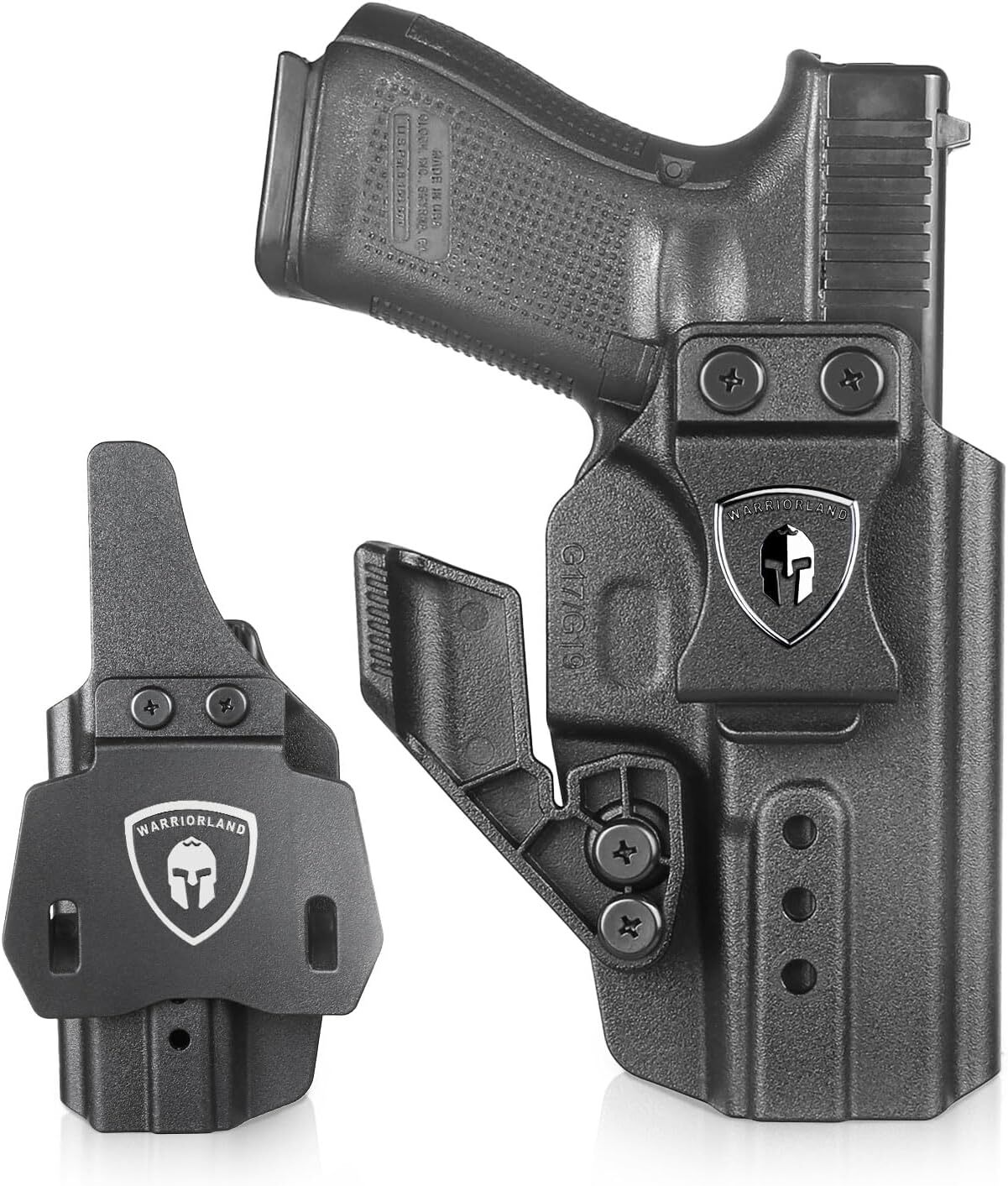 IWB&OWB Holster Optic Cut:For Glock 17/19 Gen 3-5 23/26/32 Gen3-4 G19X/44/45