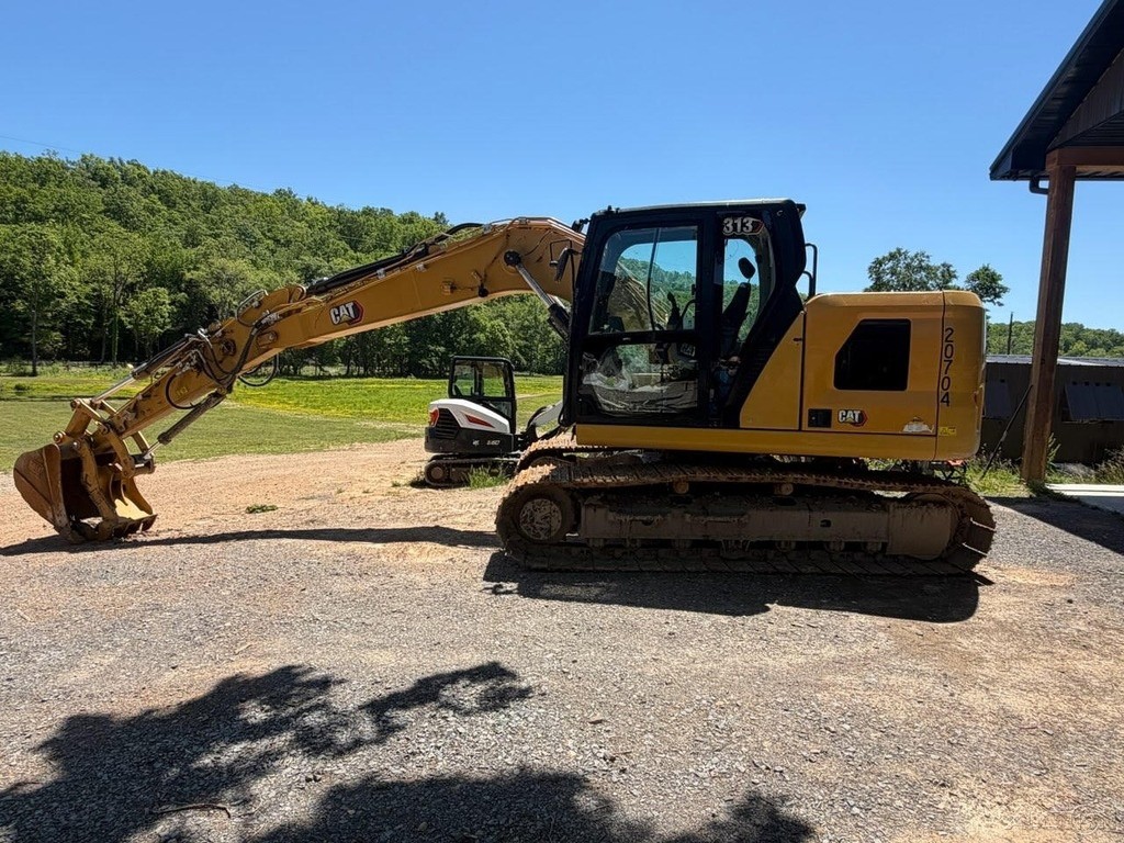 2023 Caterpillar 313 Excavator 36″ Bucket 984 Hours EROPS Heat/AC Stock#343359