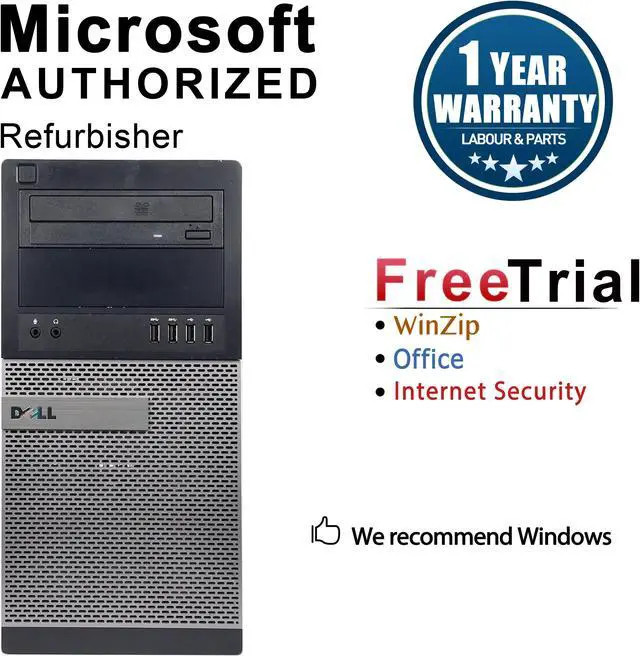 Dell OptiPlex 7020 Tower i5-4570 / 8 GB DDR3 / SSD / / / Windows 10 240GB SSD