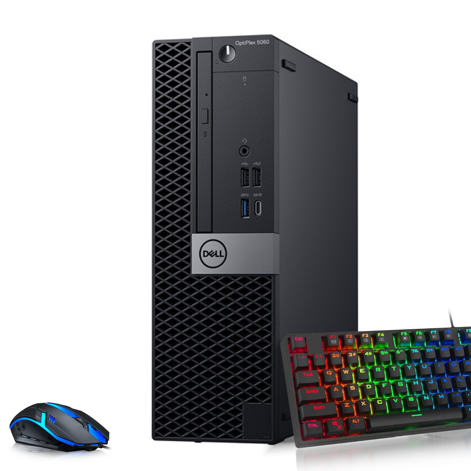 Dell 5060 Desktop PC intel i5-8th 8GB RAM 128GB SSD 500GB HDD RGBK&M WiFi Win 11