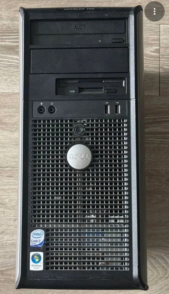 Dell Optiplex 760 Core 2Duo 4gb E7300 2.66GHz 250GB Windows Vista