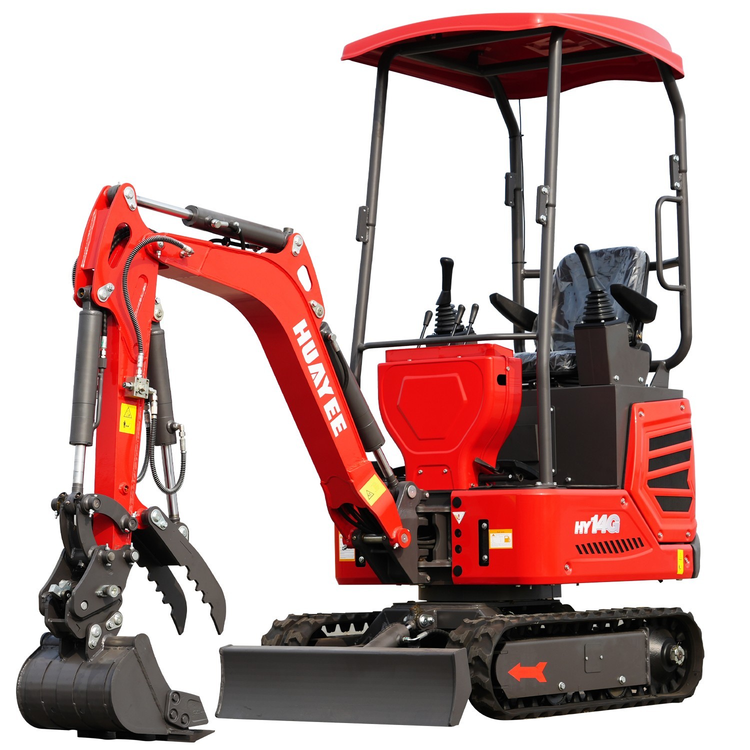 HY14G FREE SHIP /unloading 1.4Ton Mini Excavator Kubota D722 Diesel Engine 14HP