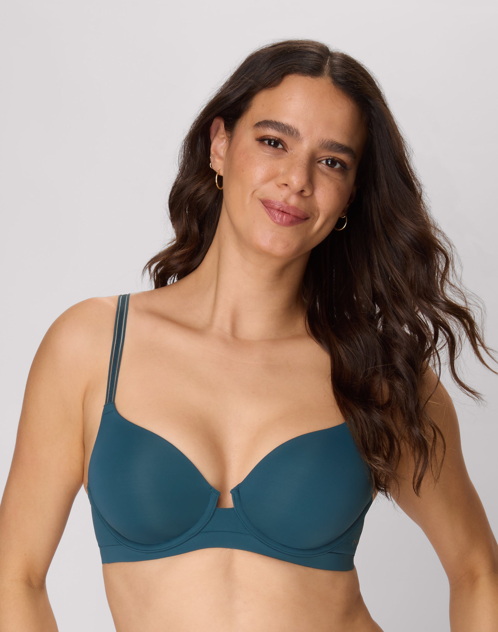 Maidenform Barely There Full Coverage Underwire Bra Teal Regatta 36D Women’s