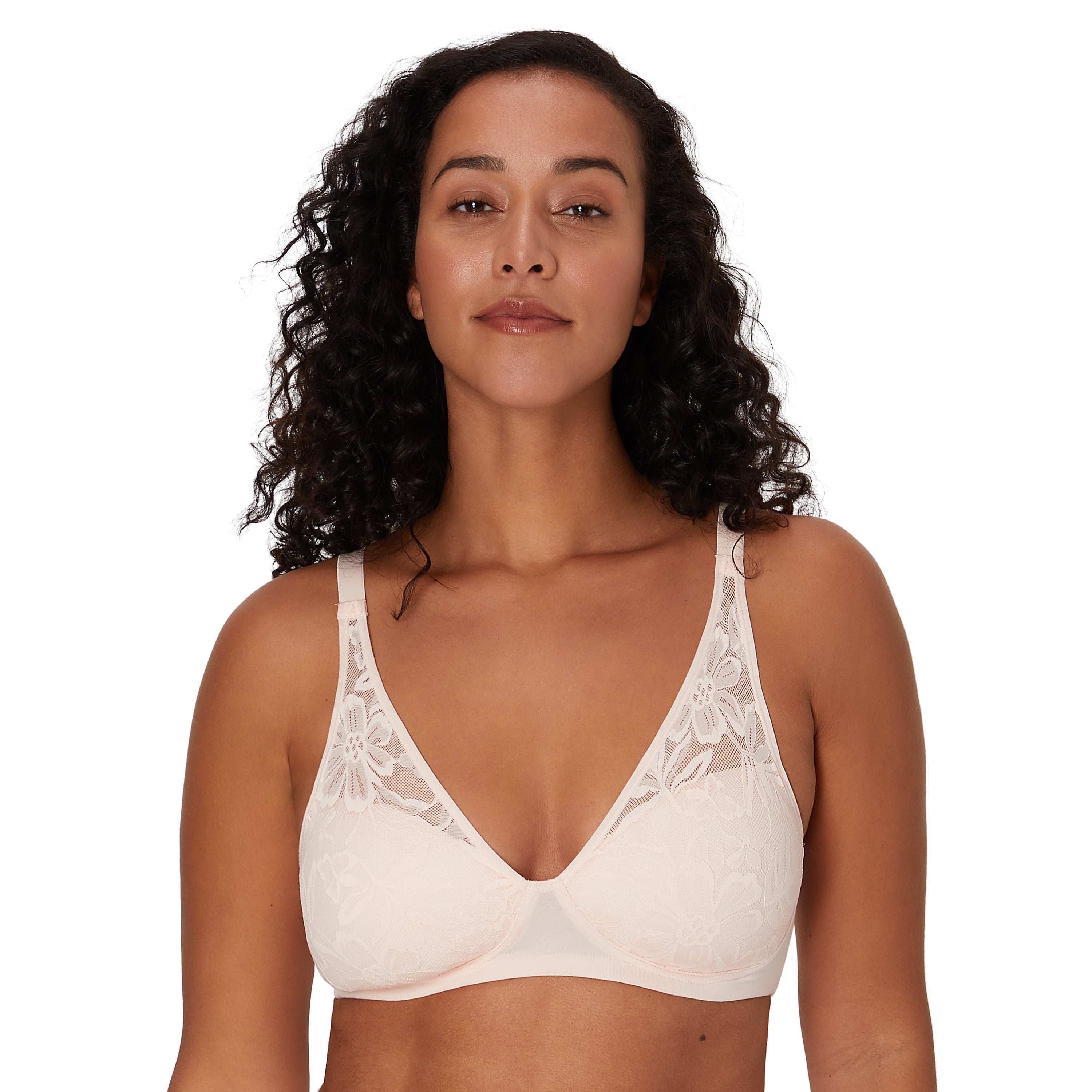 Bali Breathe Cotton Modal Wireless T-Shirt Bra Light Buff XL Women’s