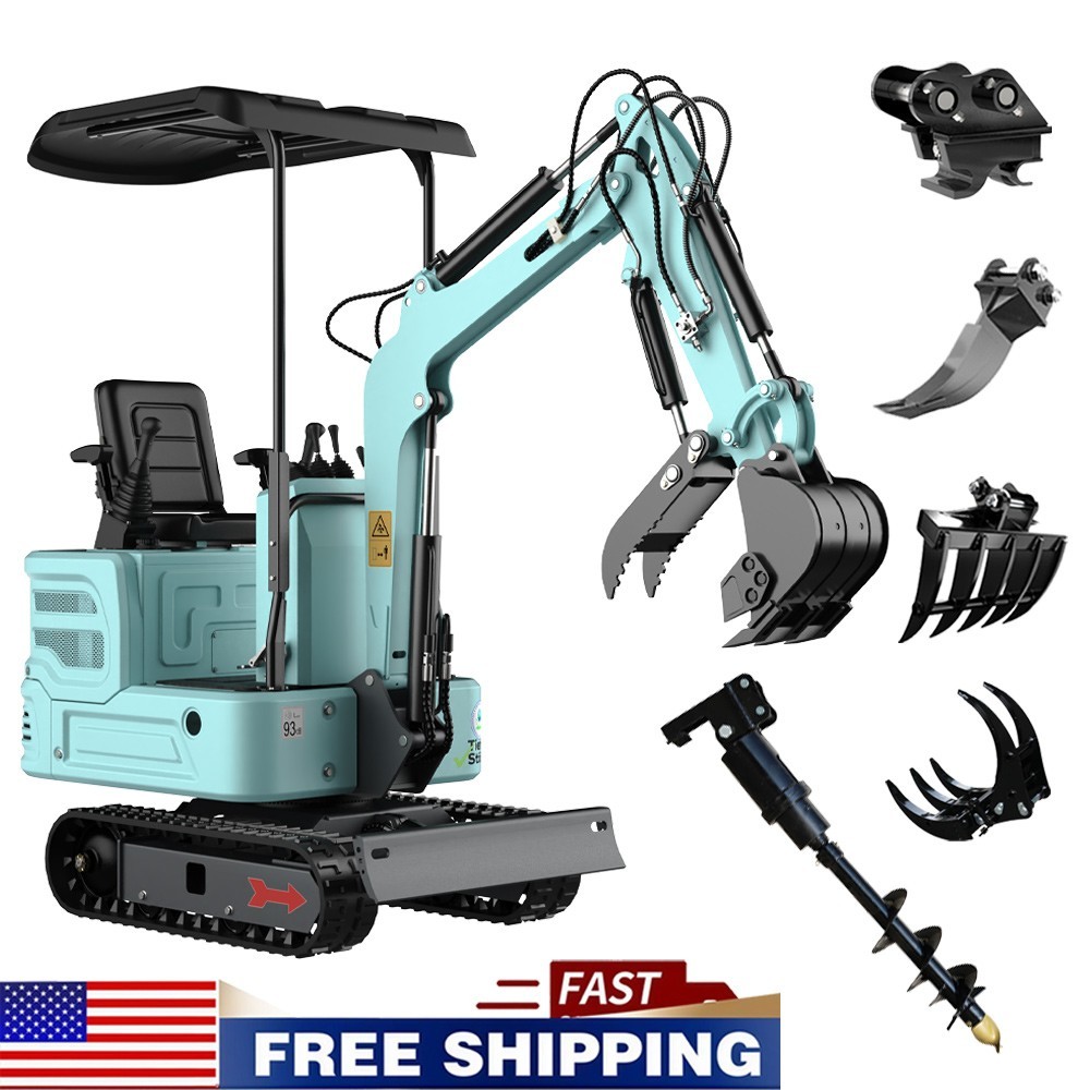Mini Excavator 1.4 Ton Hydraulic KUBOTA Twin Cylinder Diesel Digger Pilot System