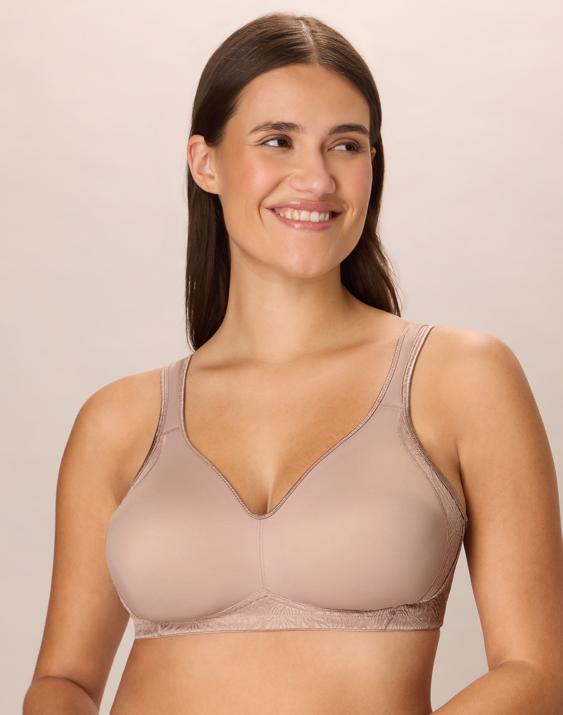 Playtex 18 Hour Side & Back Smoothing Wireless Bra Evening Blush 40DD Women’s