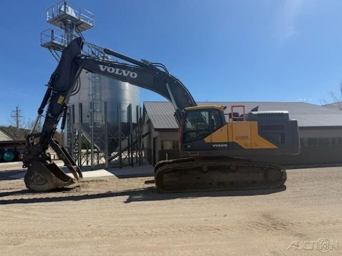 2018 Volvo EC350EL Excavator 3,044 Hours Enclosed ROPS Stock#343413