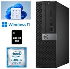 Dell OptiPlex 7050 SFF Core i7 Desktop 16GB RAM 240GB SSD Wi-Fi Windows 11 Pro