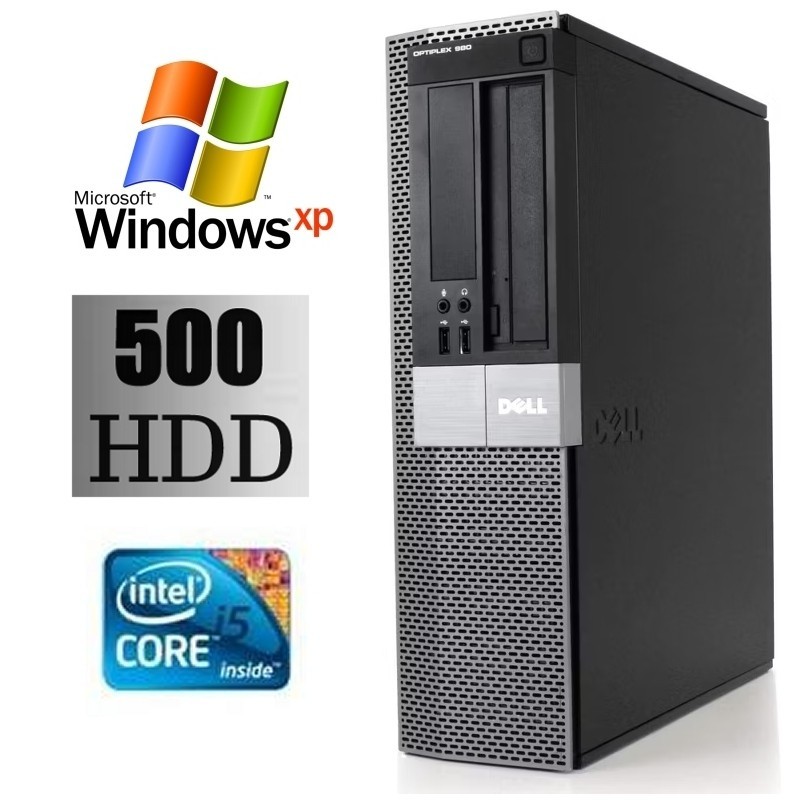 Dell OptiPlex 980 DT Desktop PC Core i5 4GB Ram 500GB HDD Windows XP Pro 32 bit