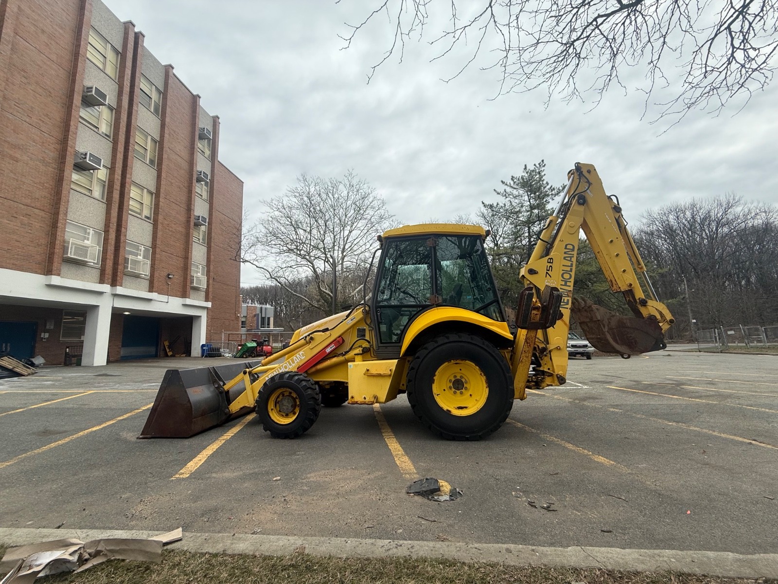 2003 new holland lb75b backhoe