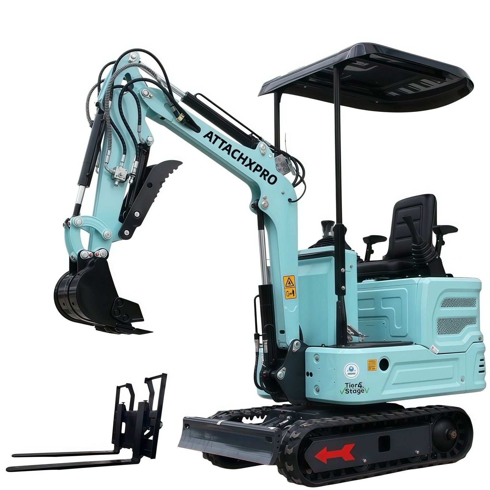 Mini Excavator Kubota Diesel Engine Free Shipping 1.4Ton Digger Upgraded EPA