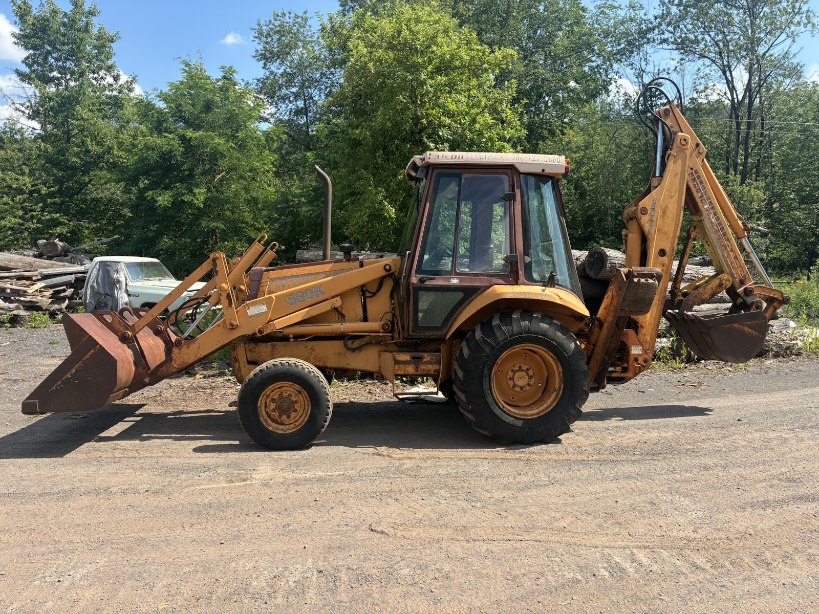Case 580 Super K Backhoe W/ Extendahoe,thumb