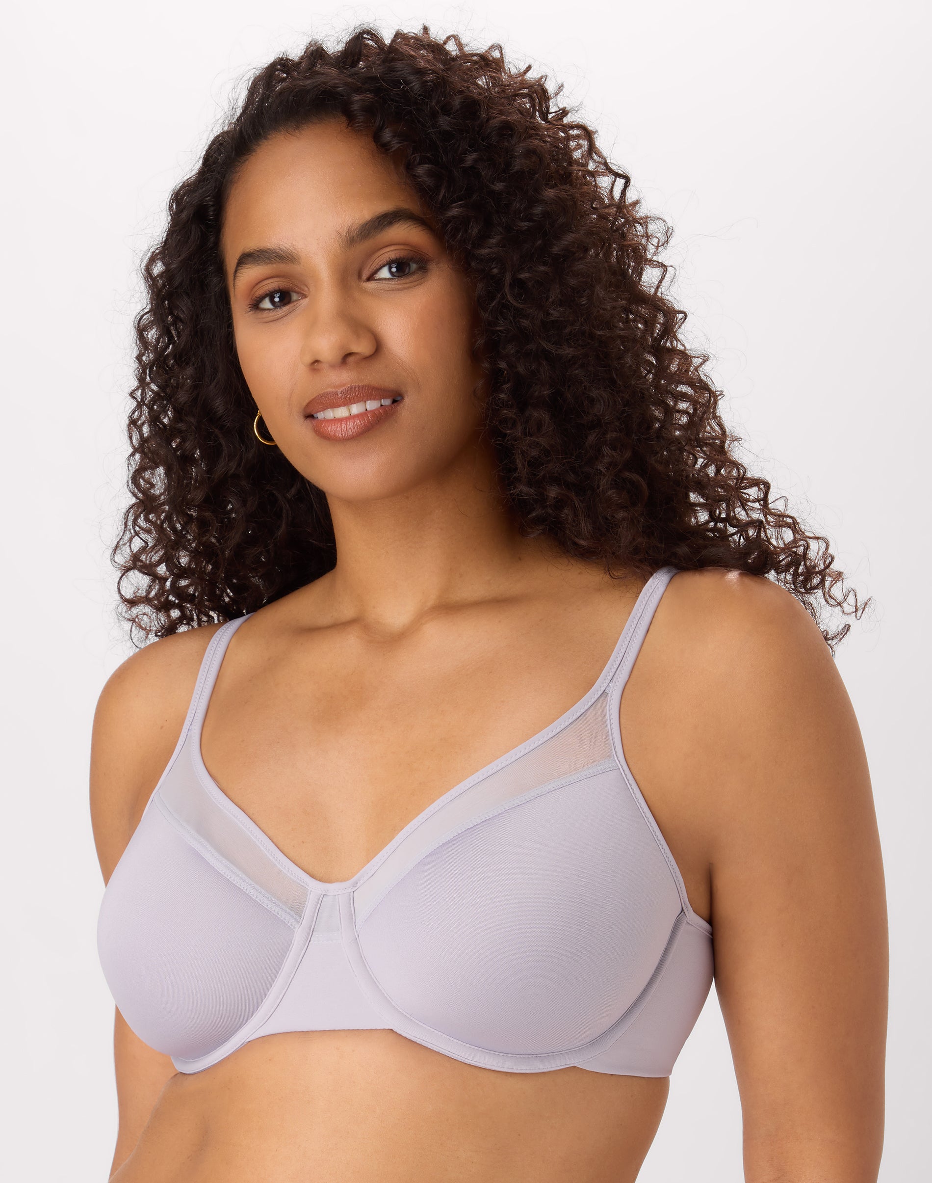 Bali One Smooth U Ultra Light Underwire Bra Whisper Violet 40D Women’s