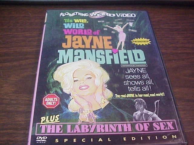 The Wild, Wild World of Jayne Mansfield (DVD, 1968) used good condition